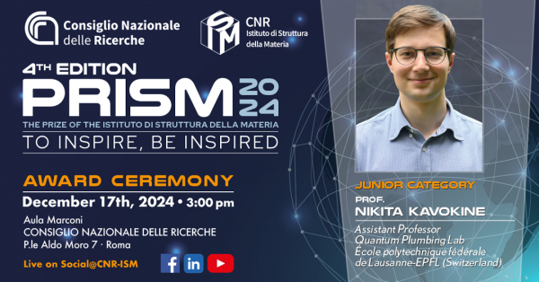 Premio PRISM 2024 - Categoria PRISM Junior