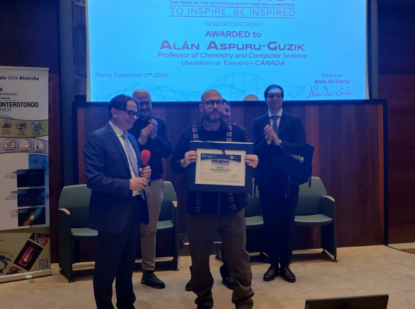 Prof. Alán Aspuru-Guzik Celebrated by University of Toronto for 2024 Senior PRISM Award Achievement