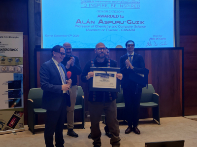 Prof. Alán Aspuru-Guzik Celebrated by University of Toronto for 2024 Senior PRISM Award Achievement